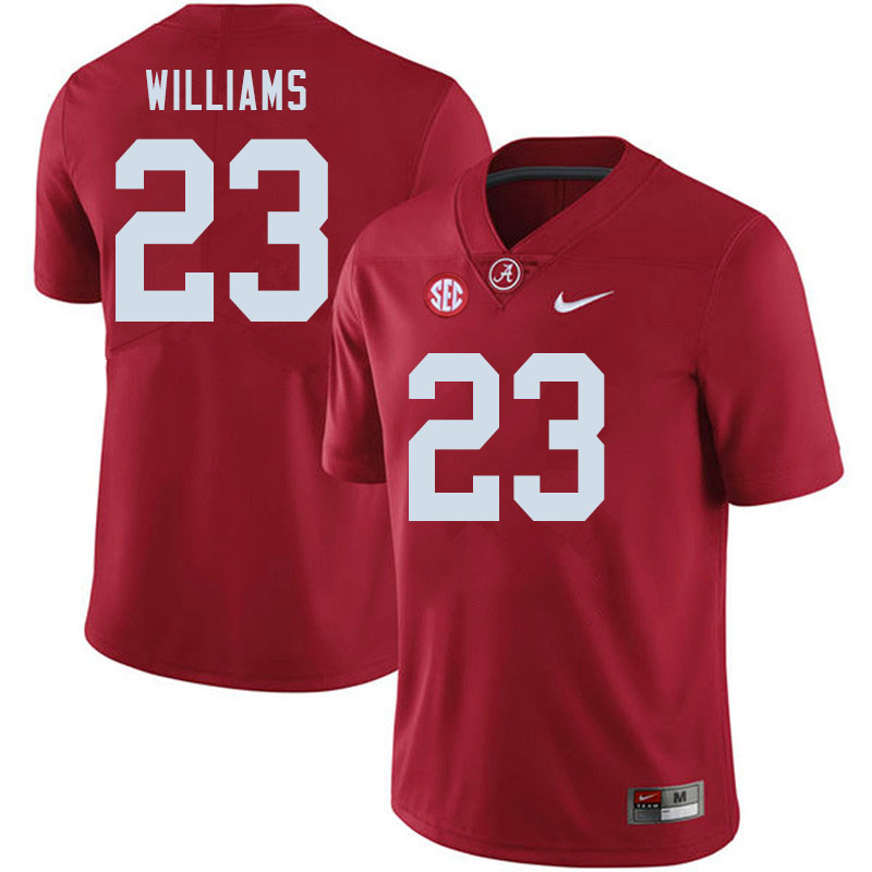 Men #23 Roydell Williams Alabama Crimson Tide College Football Jerseys Sale-Crimson